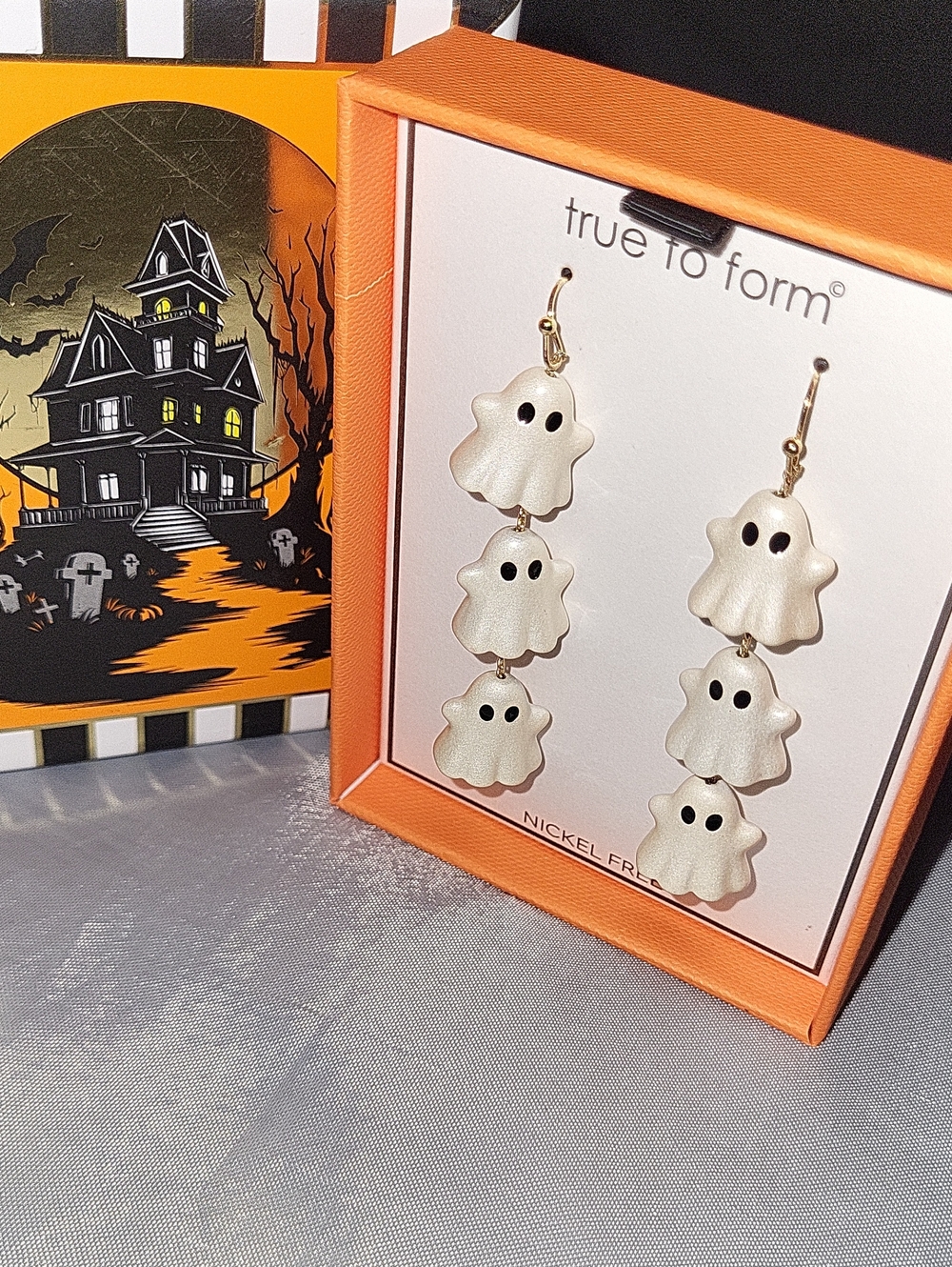 True To Form Ghost Dangle Earrings 👻 Bnib